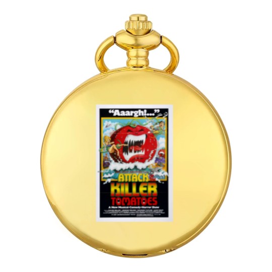 Discover Attack of the Killer Tomatoes 1978 Movie Poster Pocket Watches