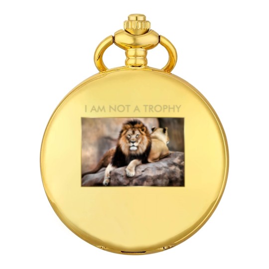 Discover Cecil the Lion I Am Not A Trophy Pocket Watches