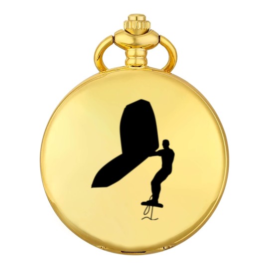 Discover Wing surfer wing surfing with foil wing Pocket Watches