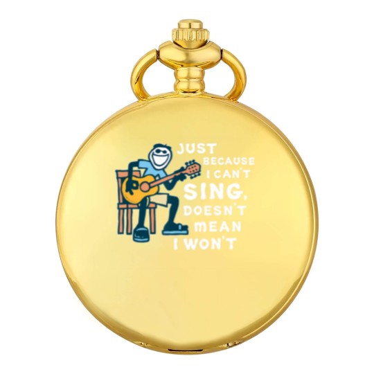 Discover guitar lover just because i can't sing doesn't mean i won't Pocket Watches