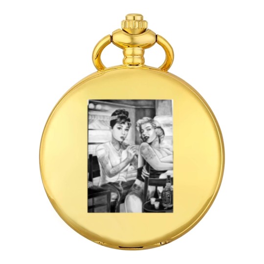 Discover Marilyn Monroe and Audrey Hepburn vintage design Pocket Watches