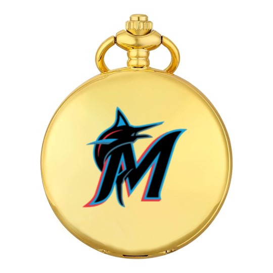 Discover The Miami Marlins Baseball Team Pocket Watches