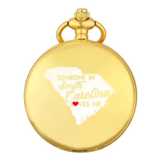 Discover Someone In South Carolina Loves Me South Carolina Pocket Watches