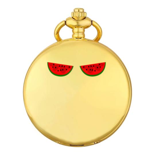Discover Juicy Watermelon Boobs Pocket Watches, Fruit Boobs Pocket Watches