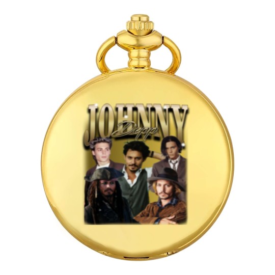 Discover Maglietta Johnny Depp retr, Johnny Depp pirata Pocket Watches