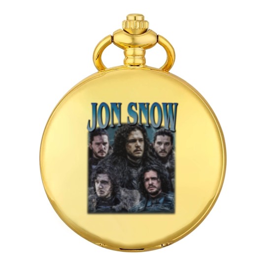 Discover Jon Snow Vintage Graphic 90s Pocket Watches, Jon Snow Pocket Watches, Jon Snow Rock Style Bootleg Pocket Watches, Custom Photo Pocket Watches