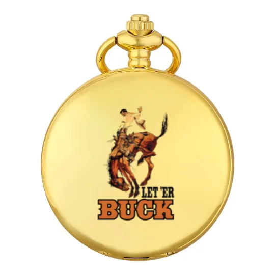Discover Pendleton Oreon Let 'Er Buck Sticker Pocket Watches