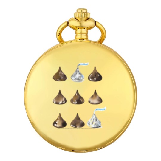 Discover Hersheys Kisses Multiple Grid Design Pocket Watches