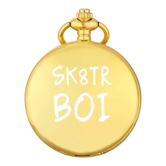 Discover Mens Skater Boi Sk8tr Boy  for Skateboard Riders Pocket Watches