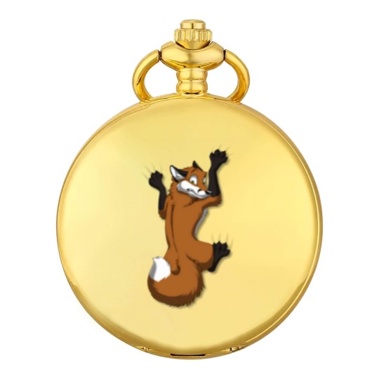 Discover Clinging Red Fox Pocket Watches