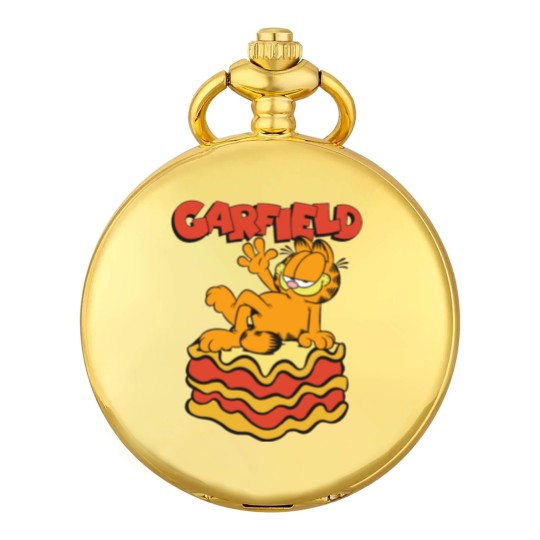 Discover Garfield Lasagna Slice Garfield Pose Pocket Watches