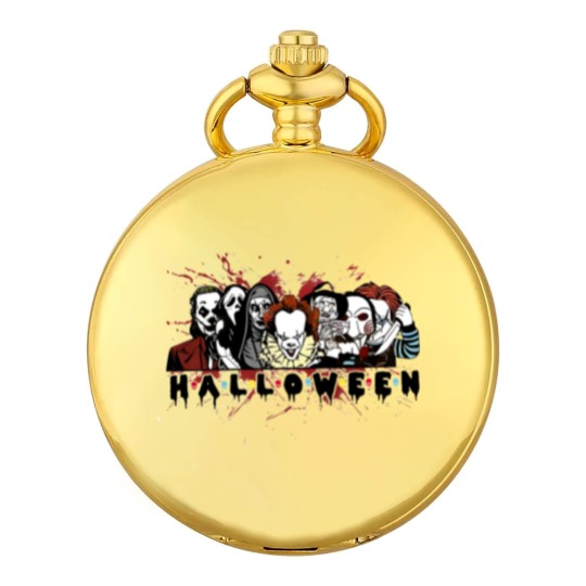 Discover Halloween Horror Pocket Watches, Halloween Horror Movie Pocket Watches, Scary Halloween Pocket Watches