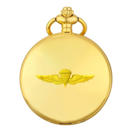 Discover Naval Parachutist Jump Wings Airborne Navy Badge Pocket Watches