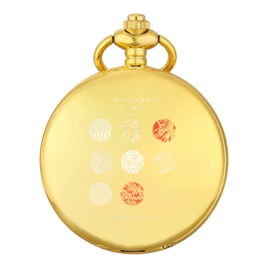 Discover Pilotss band blurryface album logo Pocket Watches