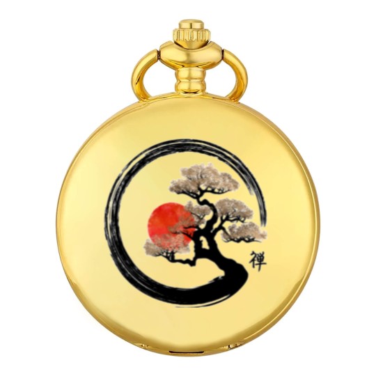 Discover Enso Zen Circle and Bonsai Tree Pocket Watches