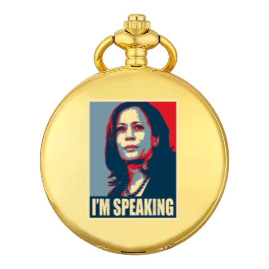 Discover Kamala Harris - Mr. Vice President I'm Speaking Pocket Watches