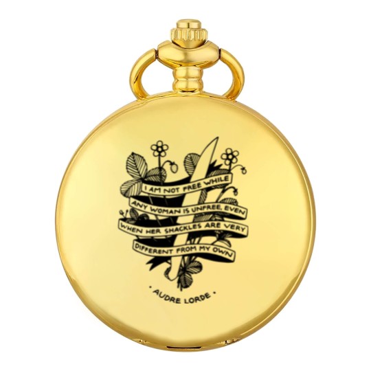 Discover Audre Lorde Feminist Quote Pocket Watches - 50% of Profits to the Abortion Care Network
