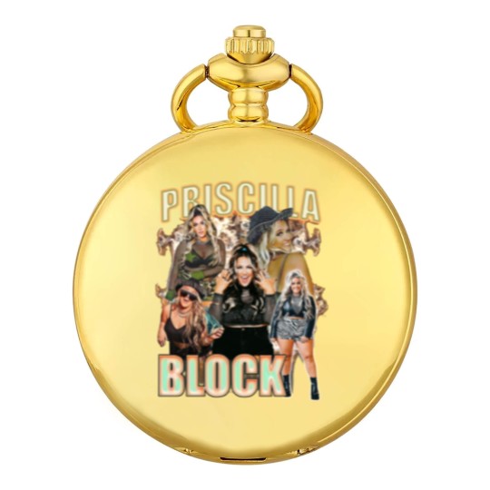 Discover Vintage Priscilla Block 90s Pocket Watches, Retro Priscilla Block Bootleg Pocket Watches