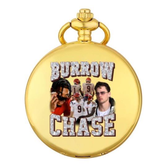 Discover Ja'Marr Chase Joe Burrow Pocket Watches, Ja'Marr Chase Joe Burrow Vintage Pocket Watches,  chase burrow Pocket Watches