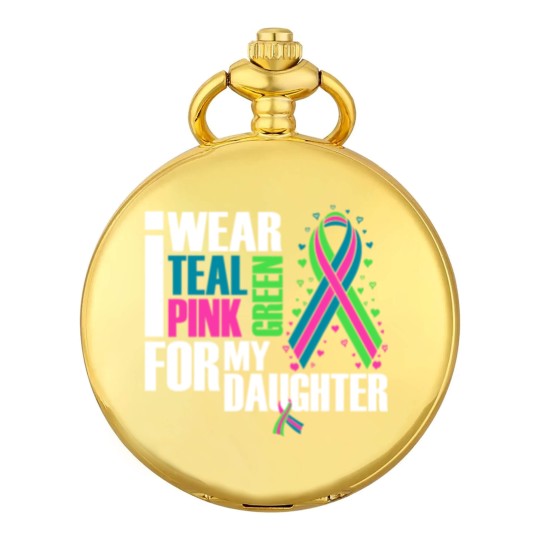Discover Metastatic Breast Cancer Ribbon Daughter Cancer Awareness Pocket Watches