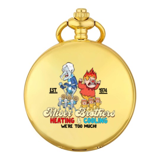 Discover Vintage Heat and Snow Misers 2023 Ugly Christmas Pocket Watches