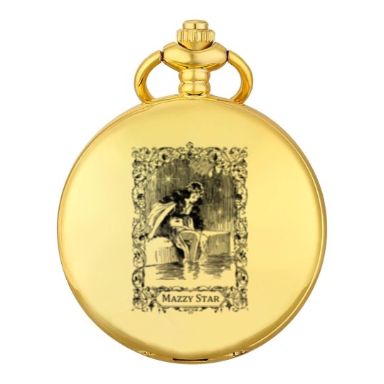 Discover Mazzy Star Vintage Pocket Watches- Mazzy Star Line Drawing Whimsica