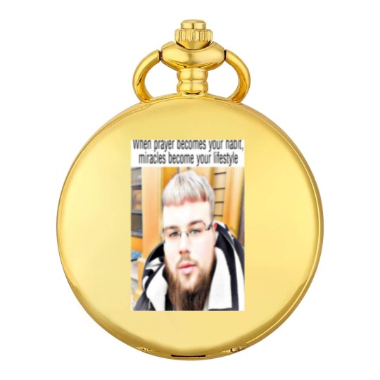 Discover (joeyy) when prayer becomes your habit, miracles become your lifestyle Long Pocket Watches