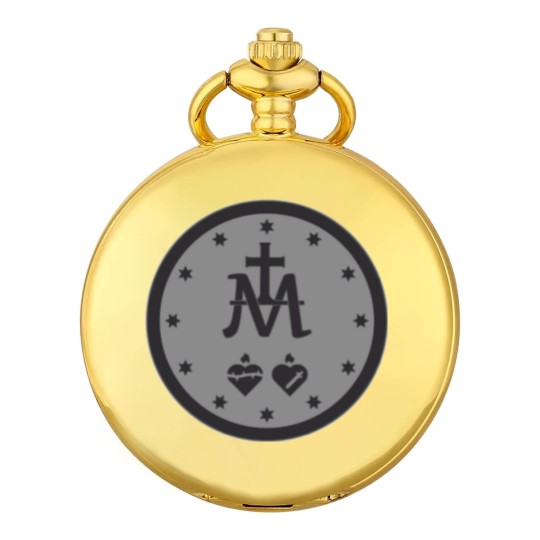Discover Round Miraculous Medal Round Miraculous Medal Pocket Watches