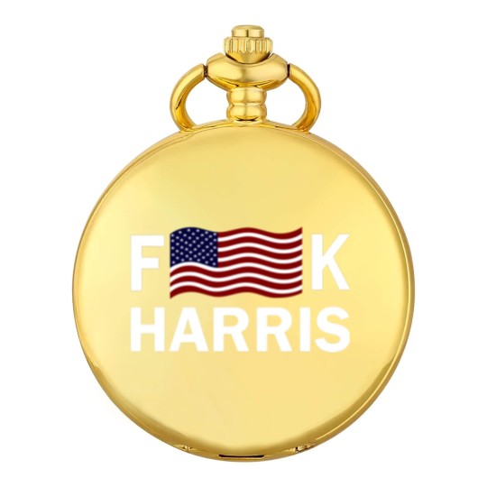 Discover F Kamala Harris Conservative Republican FKH Political Humor Unisex Pocket Watches