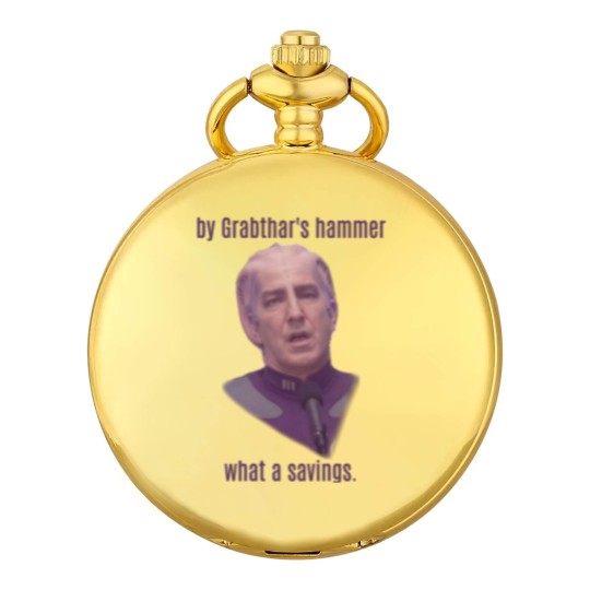 Discover Galaxy Quest - "What a Savings" Pocket Watches