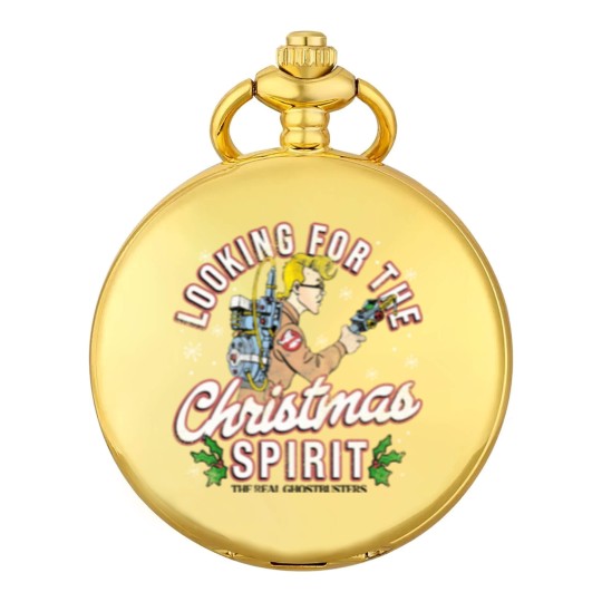 Discover The Real Ghostbusters Xmas Pocket Watches Looking For Christmas Spirit Egon Spengler Men's Graphic Pocket Watches