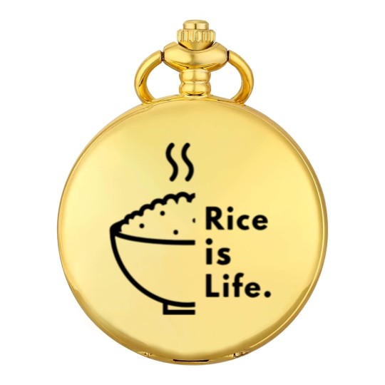Discover Rice is Life. Tri-blend Pocket Watches
