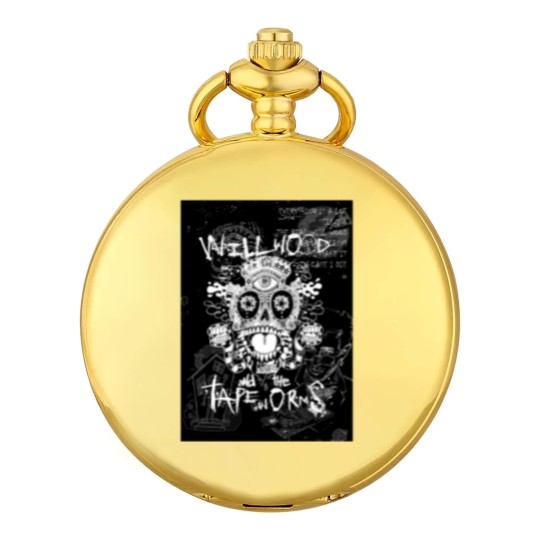 Discover Will Wood and The Tapeworms Artwork Design Pocket Watches