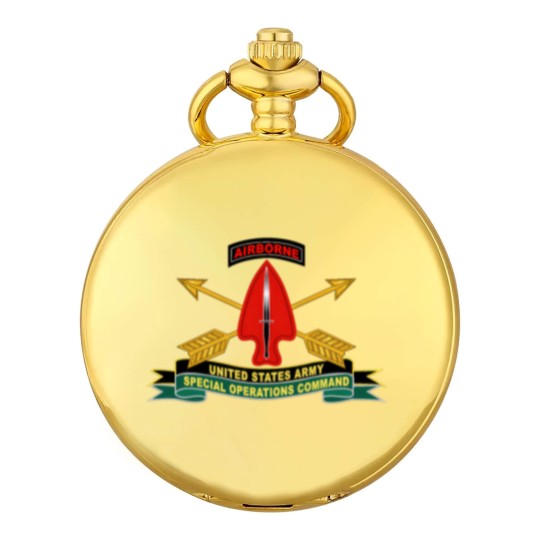 Discover Army US Army Special Operations Command Sine Pari Pocket Watches
