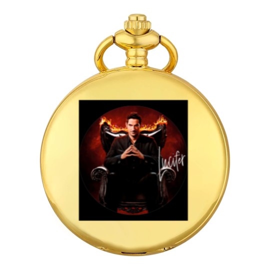 Discover Lucifer circle script photographic print Pocket Watches