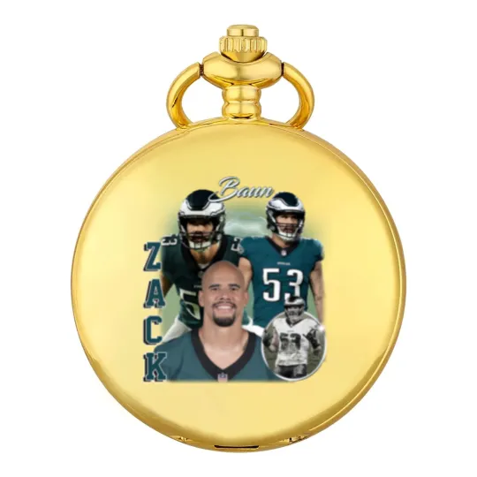 Discover Vintage 90s Graphic Style Zack Baun Pocket Watches, Zack Baun Pocket Watches, Vintage Sport Pocket Watches, Retro American Football Bootleg Gift