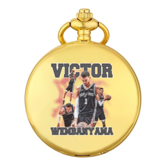 Discover Victor Wembanyama Unisex Pocket Watches, Victor Wembanyama Graphic