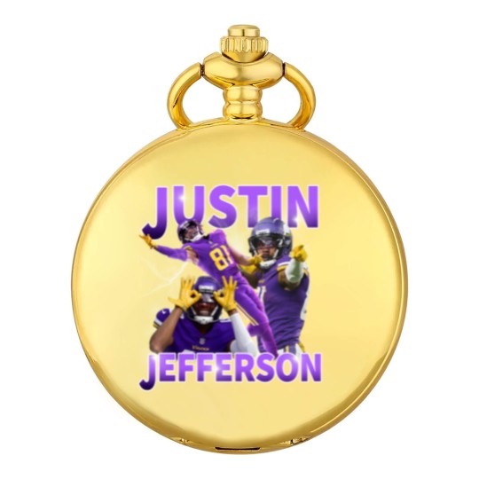 Discover Justin Jefferson Pocket Watches, Justin Jefferson Pocket Watches, Justin Jefferson Merch,Justin Jefferson Pocket Watches