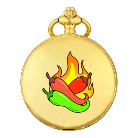 Discover hot peppers Pocket Watches