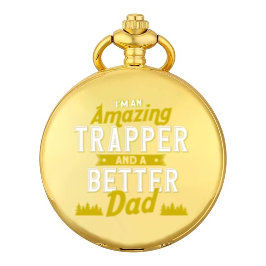 Discover Hunting Trapper Trapping Pocket Watches