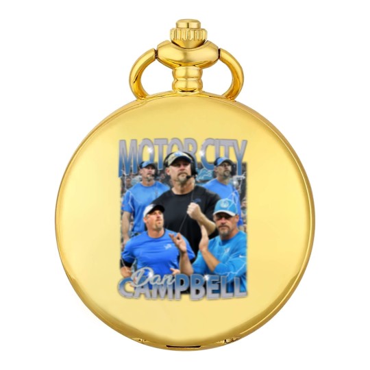 Discover Vintage 90s Graphic Style Motorcity Dan Pocket Watches, Dan Campbell Pocket Watches, Vintage Oversized Sport Pocket Watches