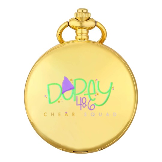 Discover Dopey Challenge ChEAR Squad Pocket Watches, WDW Dopey Runner Cheering Family Pocket Watches