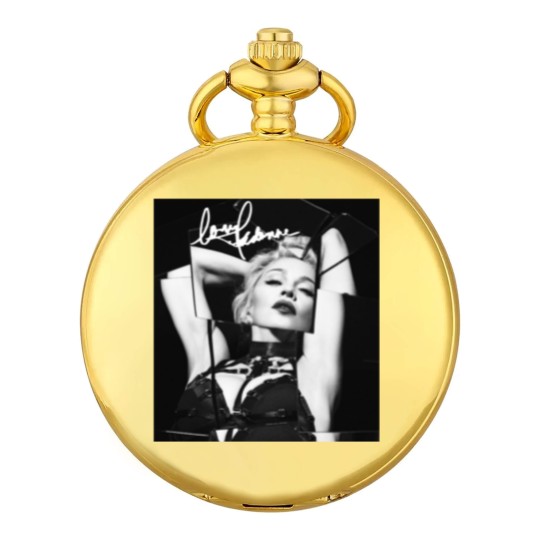 Discover Madonna Signature Pocket Watches Short Sleeve Cotton Black Men All Size S to 5XL