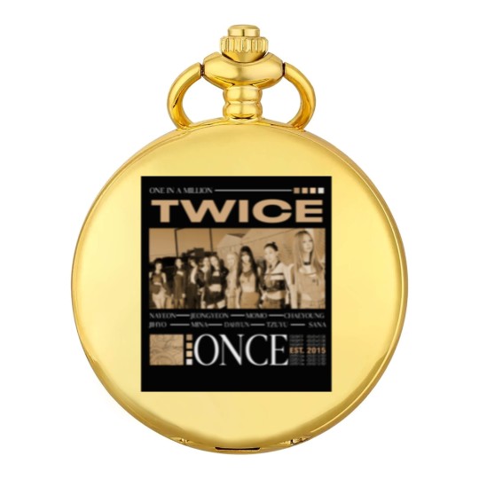 Discover Vintage Twice Pocket Watches, Twice Unisex Kpop Pocket Watches