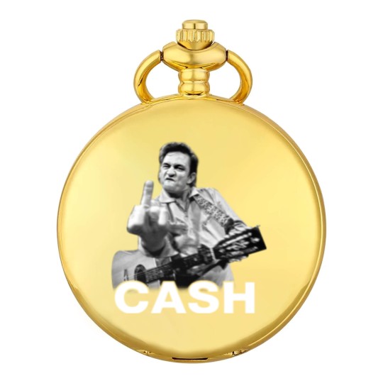 Discover Johnny Cash Unisex Pocket Watches: Finger
