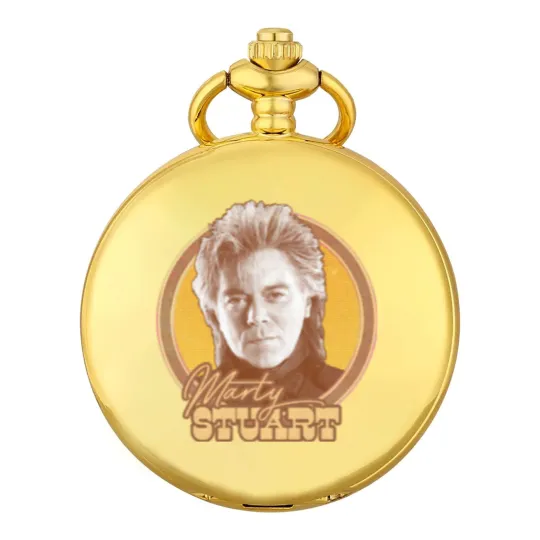 Discover Marty Stuart / Faded-Look Country Fan Art Design - Marty Stuart - Pocket Watches
