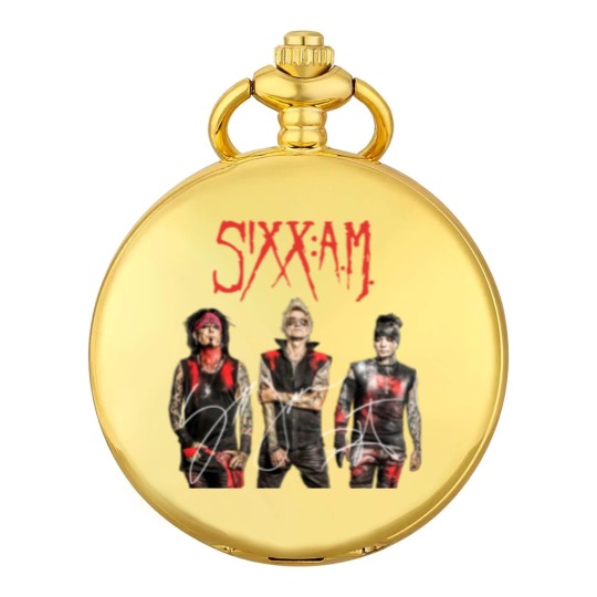 Discover Vintage Sixx AM Band Pocket Watches, Sixx AM Pocket Watches, Sixx AM Signed Men Pocket Watches,