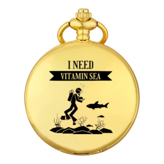 Discover Scuba, Scuba Diving Pocket Watches, Scuba Diver Pocket Watches