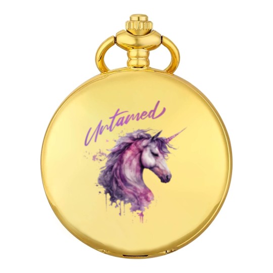 Discover Unicorn Pocket Watches, Retro 80s  Pocket Watches, Untamed Fantasy Mythical Magical Pocket Watches