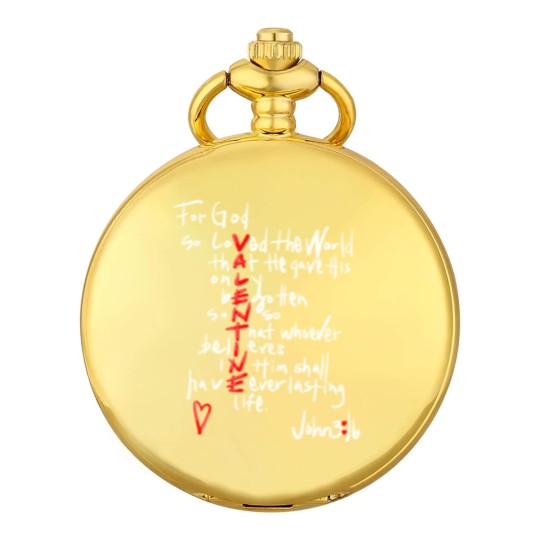 Discover John 3 16 Valentine Pocket Watches